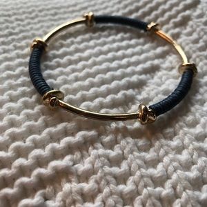 "✅"  Gold and navy bangle